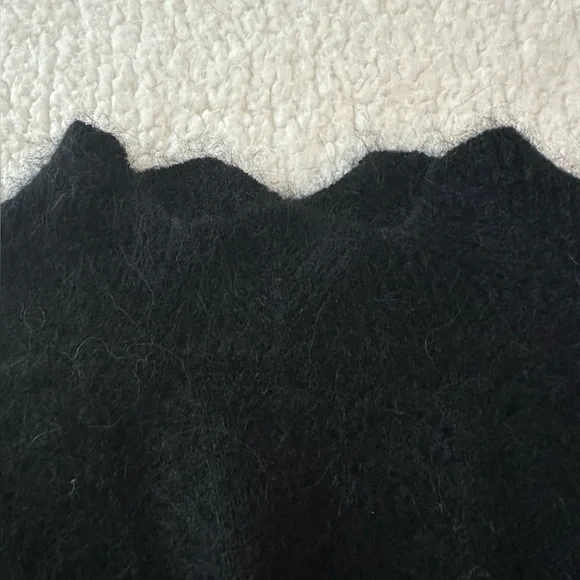 Marea Black Pointelle Sweater - Picture 6 of 8